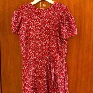 Juniors large floral dress